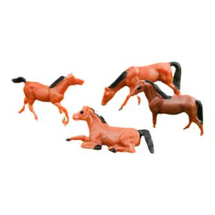 多彩哈泥 沙盘模型动物彩色模型牛模型马 模型羊模型配景多比例