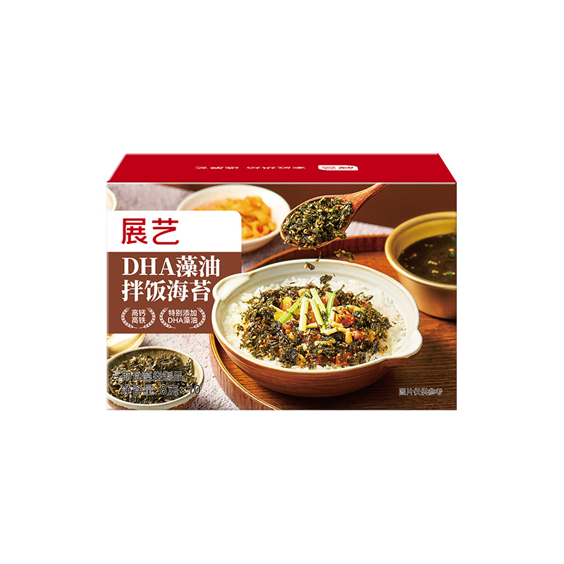 展艺DHA藻油拌饭海苔碎肉松钙寿司饭团紫菜碎儿童拌饭材料小零食