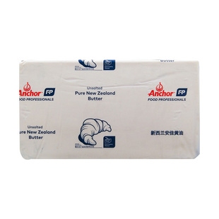 安佳黄油5kg公斤原味淡味烘焙动物进口牛油面包煎牛排家用商用