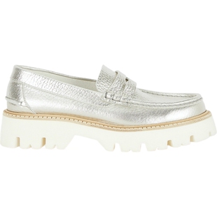 【38开门红】Pedro Garcia 女金属感纹理皮革乐福鞋