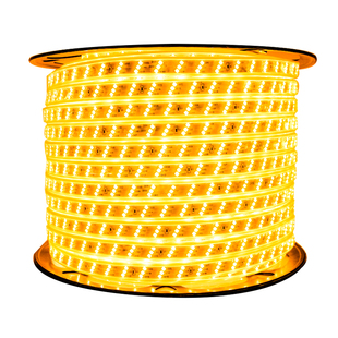 led灯带24v36v220v卷100米防水工程工地下室隧道养殖高亮照明灯条