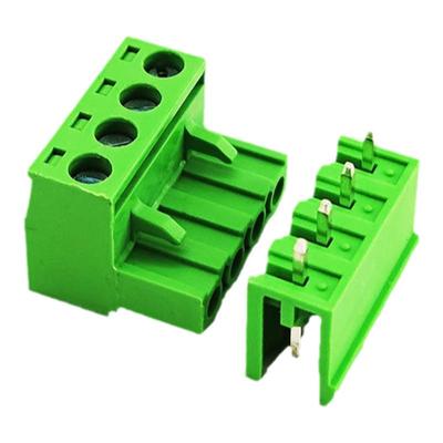 插拔式PCB接线端子2EDG-5.08MM公母 接线母头 开口直针座 2EDGKV