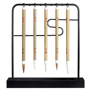 六品堂枫叶毛笔狼毫兼毫专业级套装书法画笔初学者行书中楷隶书楷书欧楷专用大楷国画羊毫毛笔小楷软笔湖笔