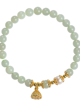 珍珠手链手串小禾玉坊和田玉女生