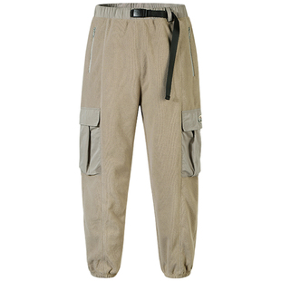 GuukaTech摇粒绒加厚加绒裤子男款冬季束脚裤 防风长裤保暖工装裤