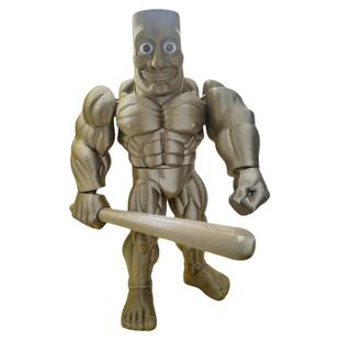 关节可活动突突突肌肉男玩具拿棒球棍强壮有力潮玩盲盒玩偶摆件