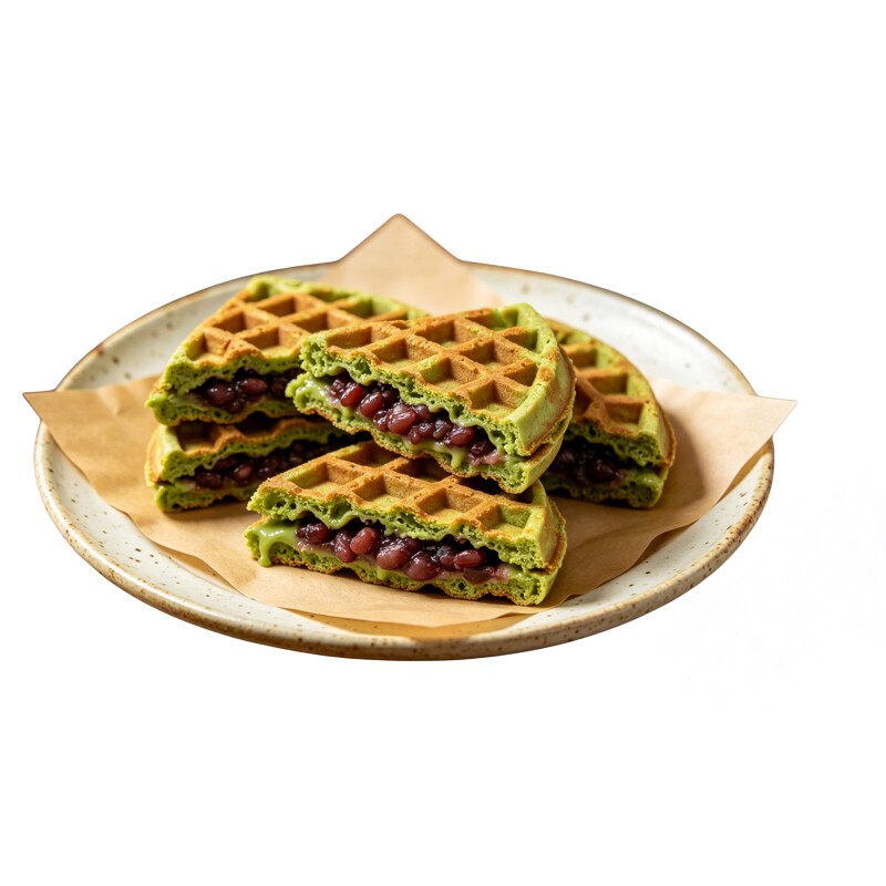森觅食堂抹茶红豆无糖松饼粉拌粉