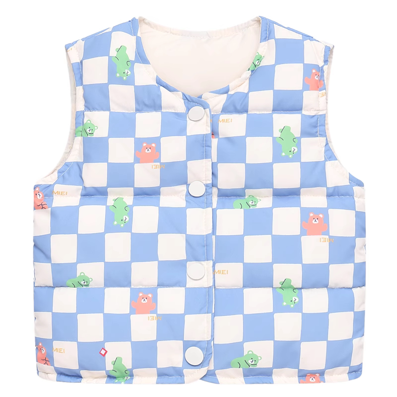 90白鸭绒儿童羽绒服马甲