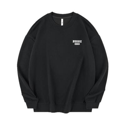 舒适透气运动卫衣宽松圆领