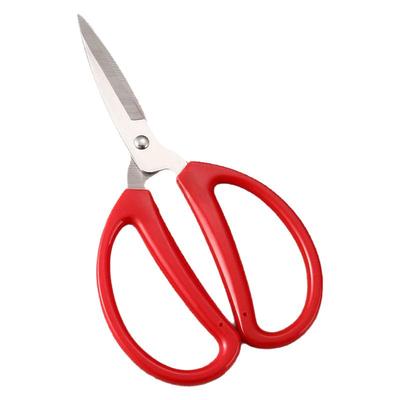 正品红色剪刀家庭婚庆剪彩专用剪进口强力剪尖头剪子鞋垫专用剪刀
