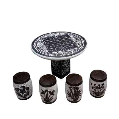 庭院中国风手工雕刻天然石材环保