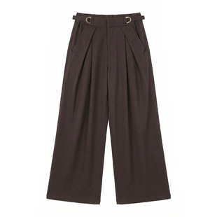 Hualun冬季直筒休闲裤男款宽松型西裤韩版痞帅裤子男生百搭阔腿裤