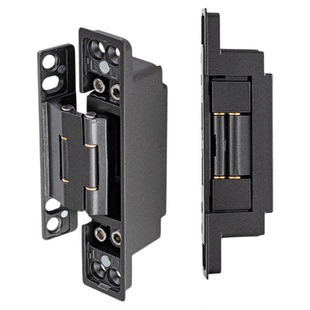 铝木门三维可调合页门框免开槽隐形门暗藏合页窄边外开门暗铰链