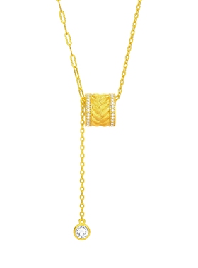 【圣诞礼物】周大生小蛮腰项链银