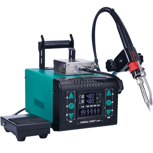 谊华928DT半自动焊锡机脚踏式恒温焊锡枪自动出锡电烙铁台焊接机