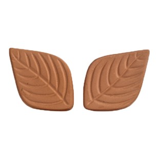 叶子形陶土加湿片雪茄保湿器斗草烟具配件稳定湿度专用可循环使用