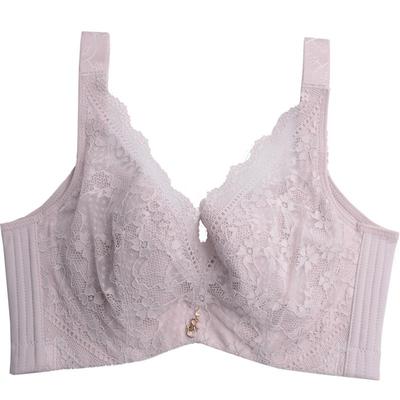 大胸显小全罩杯文胸软钢圈无海绵