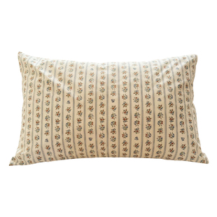 韩式复古小碎花纯棉枕套一对装单人100全棉枕头套单个48x74cm枕袋