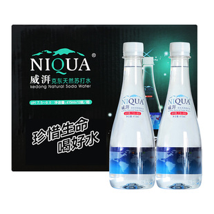 威湃克东天然苏打水415ml*12瓶*3箱无糖无气地表产品