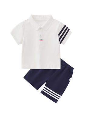 周岁男宝礼服polo小少爷穿搭