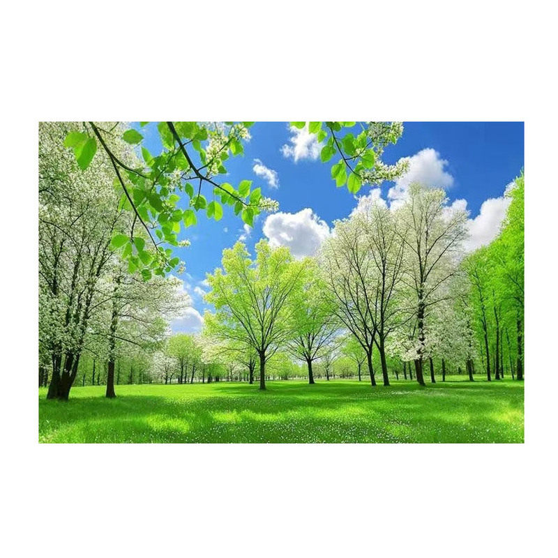 清新治愈自粘风景墙贴装饰画