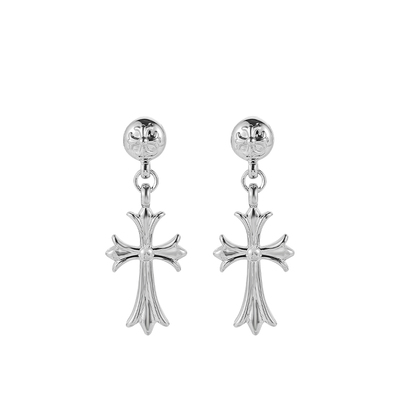 VOYAGE十字架耳环复古潮男款耳饰
