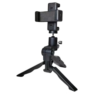 手机提词器支架口播桌面多功能双机位主播题词拍照懒人双面手机夹