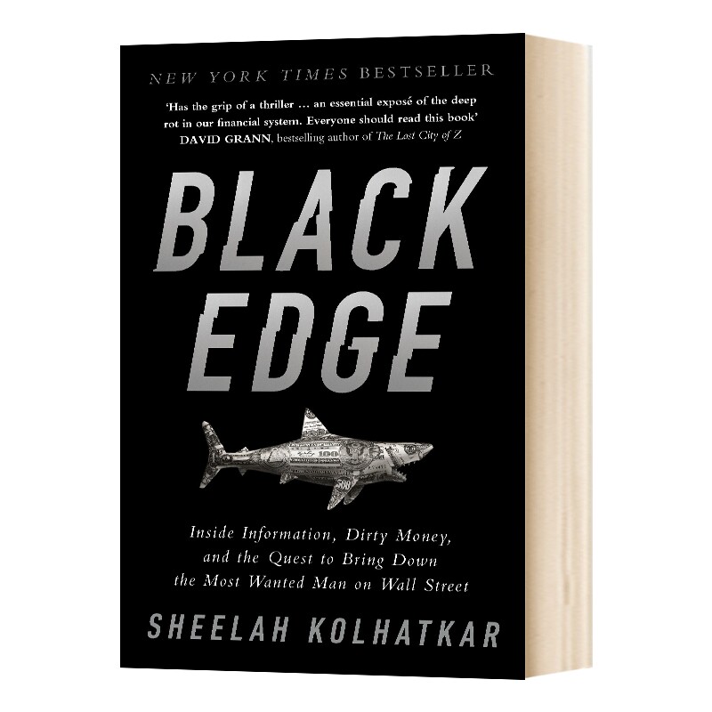 英文原版 Black Edge 黑色优势 内幕消息 脏钱和追踪华尔街头号黑手 英文版 进口英语原版书籍 英语小说