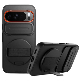 牧行者360°指环壳适用谷歌pixel 10 Pro XL手机壳Pixel 10/10Pro防摔保护壳磁吸镜头滑盖隐藏支架简约磨砂壳