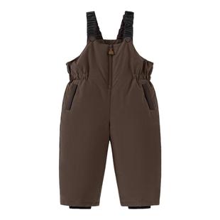 迷你巴拉巴拉男童女童羽绒裤2025冬季新款宝宝保暖加厚儿童背带裤