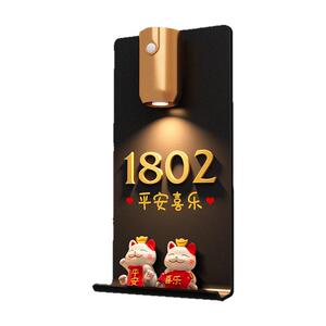 入户门牌号高级感旺宅门牌订做