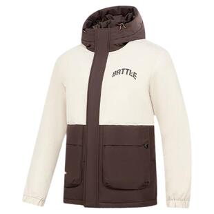 乔丹男款梭织羽绒服外套2026冬宽松篮球青少年连帽短款运动外套