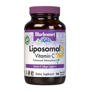 Bluebonnet脂质体维生素c1000成人高浓度脂溶性vc片口服胶囊进口