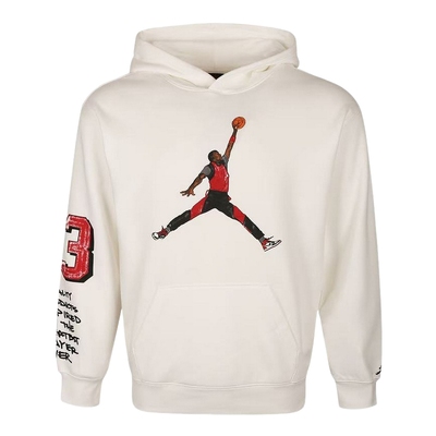 NIKE耐克男女童卫衣冬季Jordan印花保暖连帽针织套头衫IQ2915-133