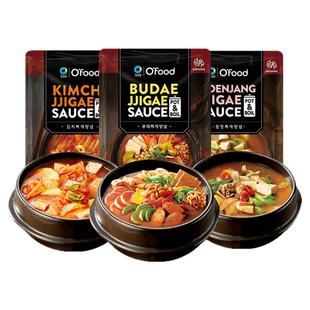 清净园部队汤酱韩国进口火锅底料韩式风味料理泡菜汤大酱酱料汤