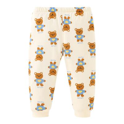 宝宝三层夹棉外穿保暖裤子