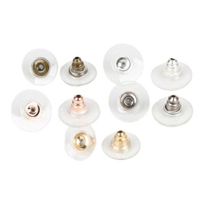 diy手工塑料橡胶蝴蝶耳堵耳饰品