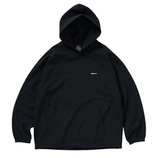 714street秋季户外防泼水加绒连帽卫衣男2025宽松落肩情侣款帽衫