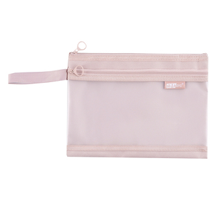 a5文件袋A4资料包拉链式透明防水装试卷的孕妇产检收纳袋病历本家用证件孕检袋便携学习简约文具袋定制logo