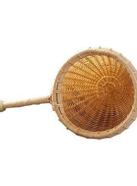 手工竹编藤编茶漏过滤器