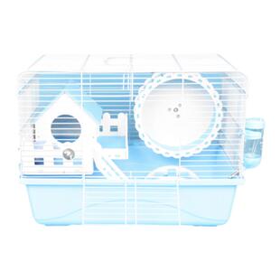 仓鼠笼子47厘米基础笼高底盘二层平台托盘式透明底大别墅套餐