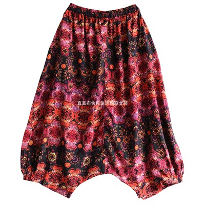 尼泊尔风情大裆裤夏新品女装