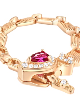 GXIAOXIAO【灵蛇缠绕】蛇形戒指