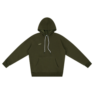 NICEID NICE运动卫衣厚绒款男春秋潮流休闲宽松连帽圆领套头上衣