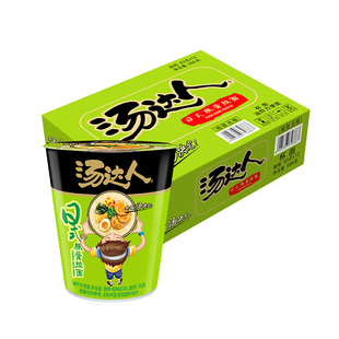 汤达人官方旗舰店杯面日式豚骨拉面整箱速食方便面泡面推荐
