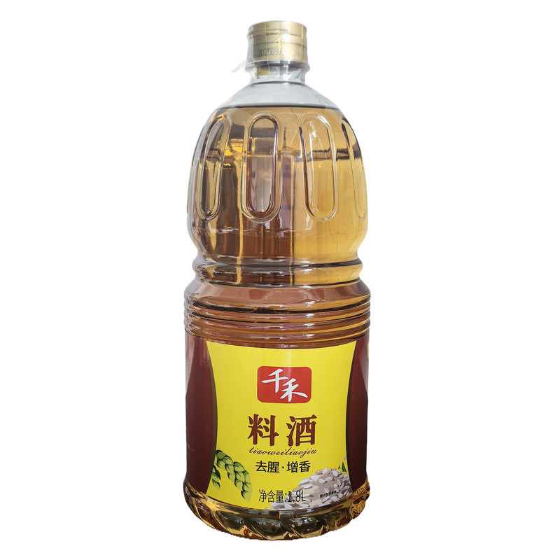 千禾料酒1.8L*6桶整箱厨房调味料家用烹饪黄酒炒菜肉类去腥增香