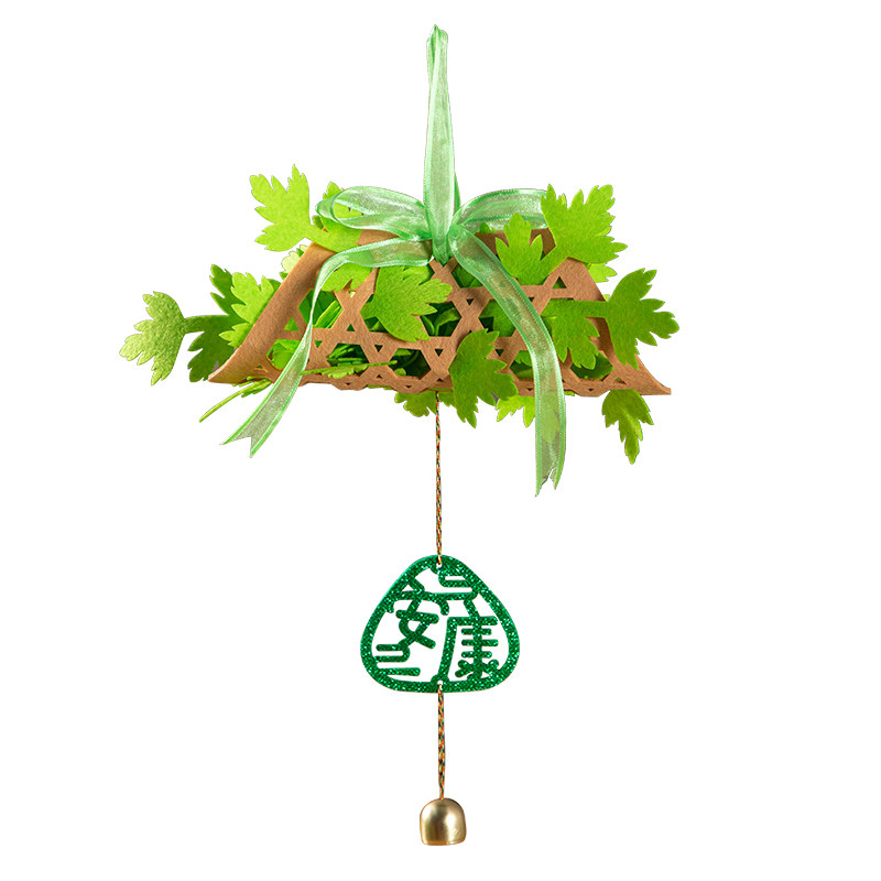 端午艾草风铃挂饰手工diy材料包