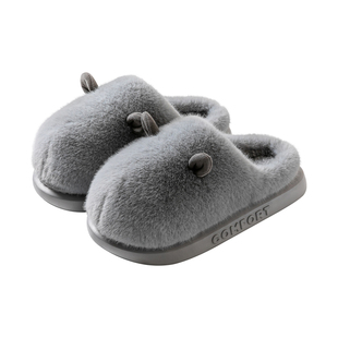 踩屎感棉拖鞋男2025新款情侣室内家居秋冬季厚底防滑保暖毛绒棉拖