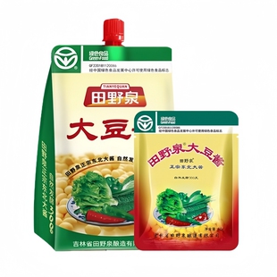正宗田野泉大酱东北特产大豆酱90克农家酱臭大酱蘸菜酱炸鸡蛋酱