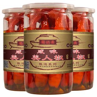 正宗蜀逍肴四川泡椒美人椒二荆条酸辣椒泡菜母水泡海椒特产鱼辣子